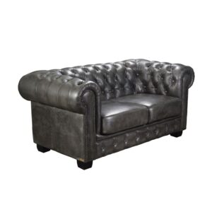 Chesterfield 689 2thes.derma Antique Grey 160x92x72cm Enlarge
