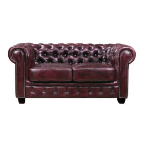 Chesterfield 689 2thes.derma Antique Red 160x92x72cm Enlarge