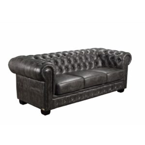 Chesterfield 689 3thes.derma Antique Grey 201x92x72cm Enlarge