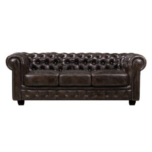 Chesterfield 689 3thes.derma Kafe 201x92x72cm Enlarge