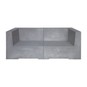 Concrete Kanapes 2 Th Cement Grey 160x83x65cm Enlarge