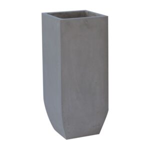 Flower Pot 1 Cement Grey 25x25x60cm Enlarge