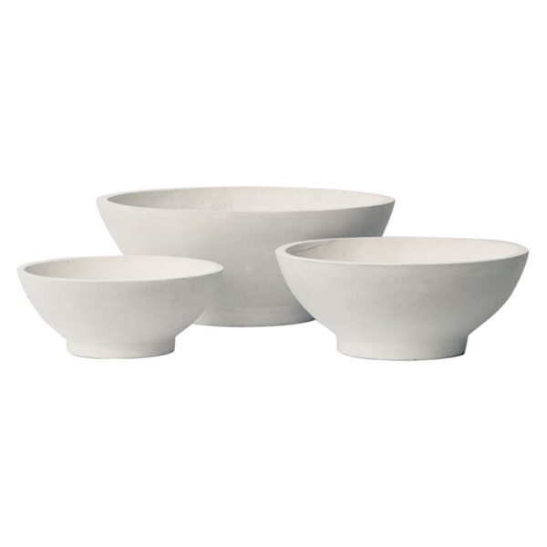 Flower Pot 9 Set 3 Temachion Apochrosi Milk White Enlarge