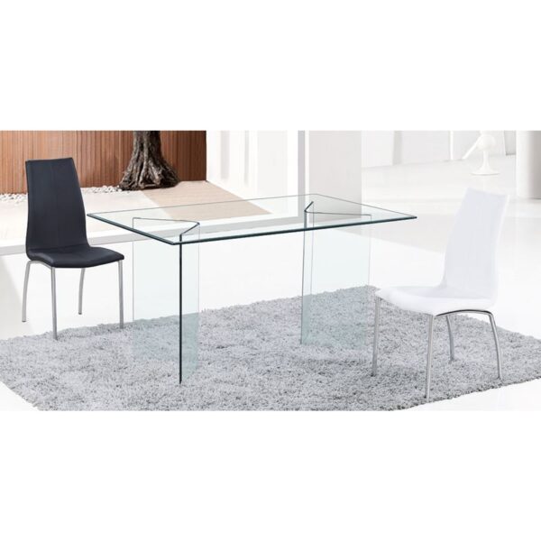 Glasser Clear Trapezi Gyali 12mm 150x90x75cm Enlarge