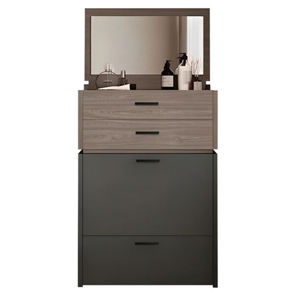 Vanity Toualeta Me Ensomatomeno Kathrepti Skambo Apochrosi Sonoma Oak Grey Enlarge