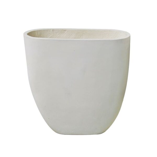 Flower Pot 14 Apochrosi Milk White Enlarge