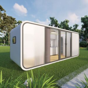 Apple Cabin Capsule House 13m2 Me 1 Ypnodomatio Enlarge